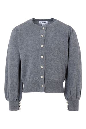 cardigan in cotone grigio MOLO KIDS | 2W25K3091046
